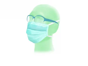 Suavel Antifog, OP Maske für Brillenträger, Typ II, zum binden