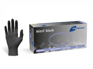 Nitril® black Untersuchungshandschuh aus Nitril, schwarz, puderfrei, nicht steril 100 Stk. Dispenser