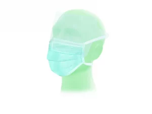 Suavel® Antifluid OP-MASKE FÜR HOCHINFEKTIÖSE SITUATIONEN MIT SCHUTZVISIER Karton a 12 x 50 Stück