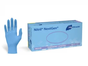 Nitril® NextGen® Untersuchungshandschuh aus Nitril, blau, puderfrei, nicht steril 100 Stk. Dispenser