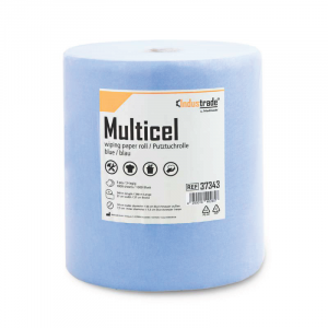 MULTICEL Putztuchrolle 2 -lagig, blau, 340m lang, 1000 Blatt