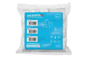 AKZENTA SMART|ONE - cotton rolls/ Watterollen
